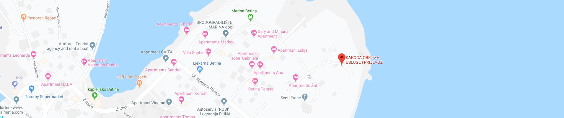 Location on map